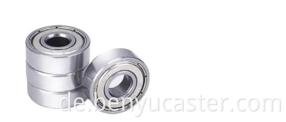 2,5 Zoll 3 Zoll 4 Zoll 5 -Zoll -Gewinde -Stamm -TPR Caster Wheel mit Chromstahl in großer Kapazität